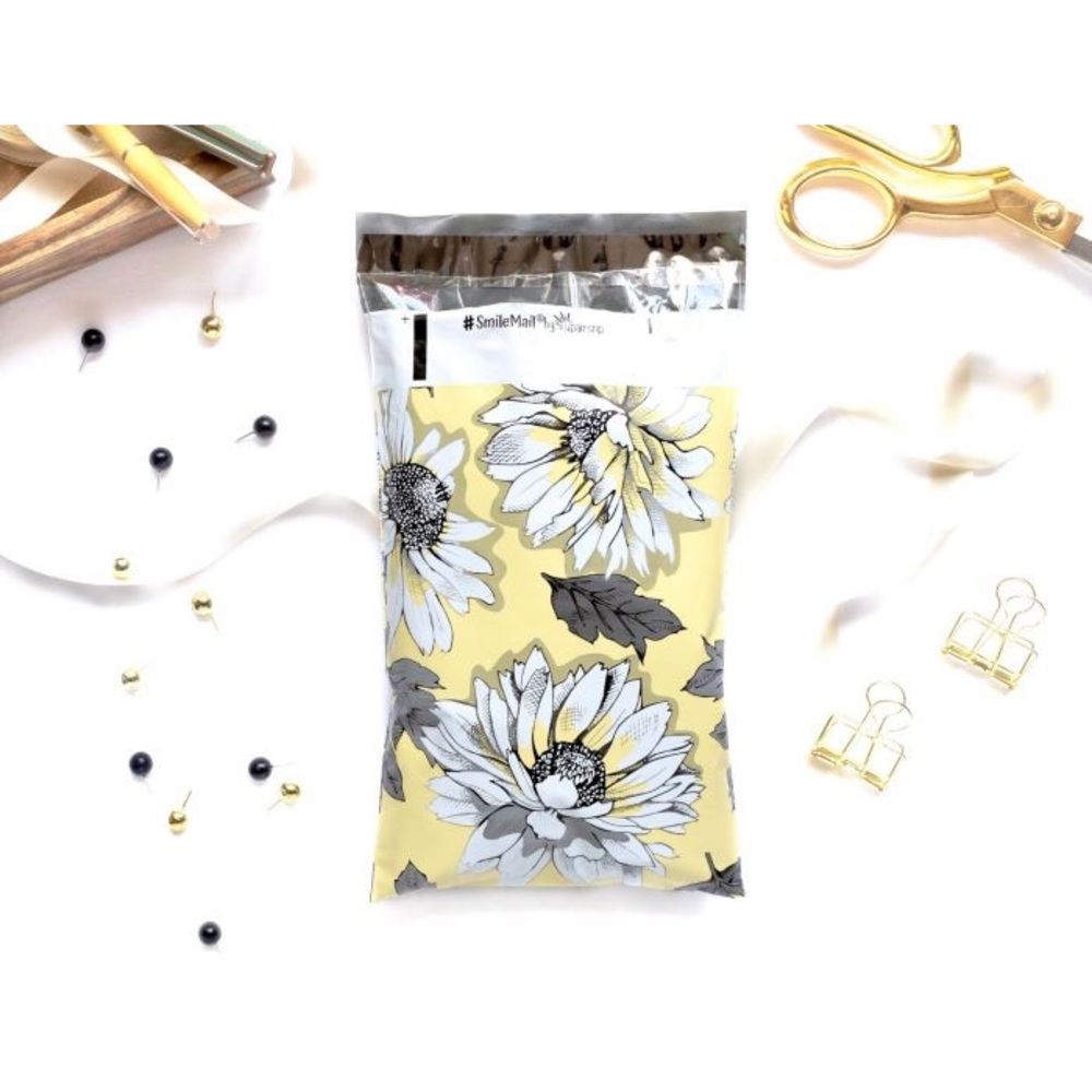 Sunflower 🌻 14x17 Poly Mailers Pack of 25 - Picture 5 of 7